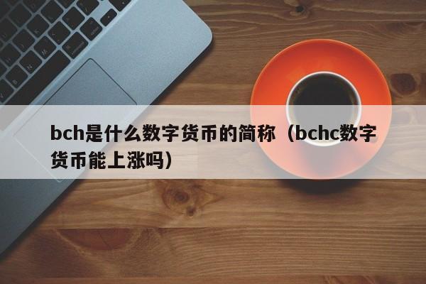 bch是什么数字货币的简称(bchc数字货币能上涨吗)